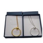 Set Collana Pendente Componibile Color Argento o Oro Fashion Women 51781