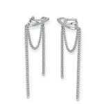 Coppia di Orecchini Elice EarCuff pendenti con nappe in stile semplice ed elegante per le donne